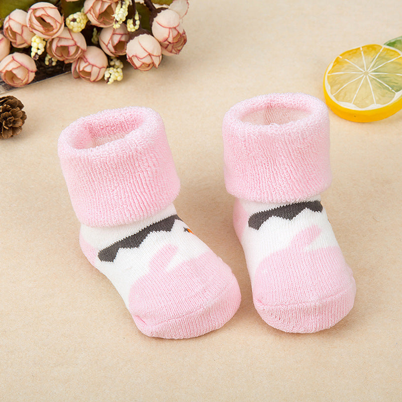 Baby cotton terry socks